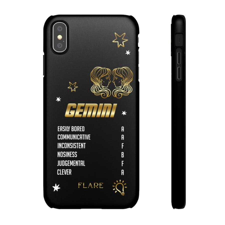 Gemini Zodiac Report Card IPhone Cases