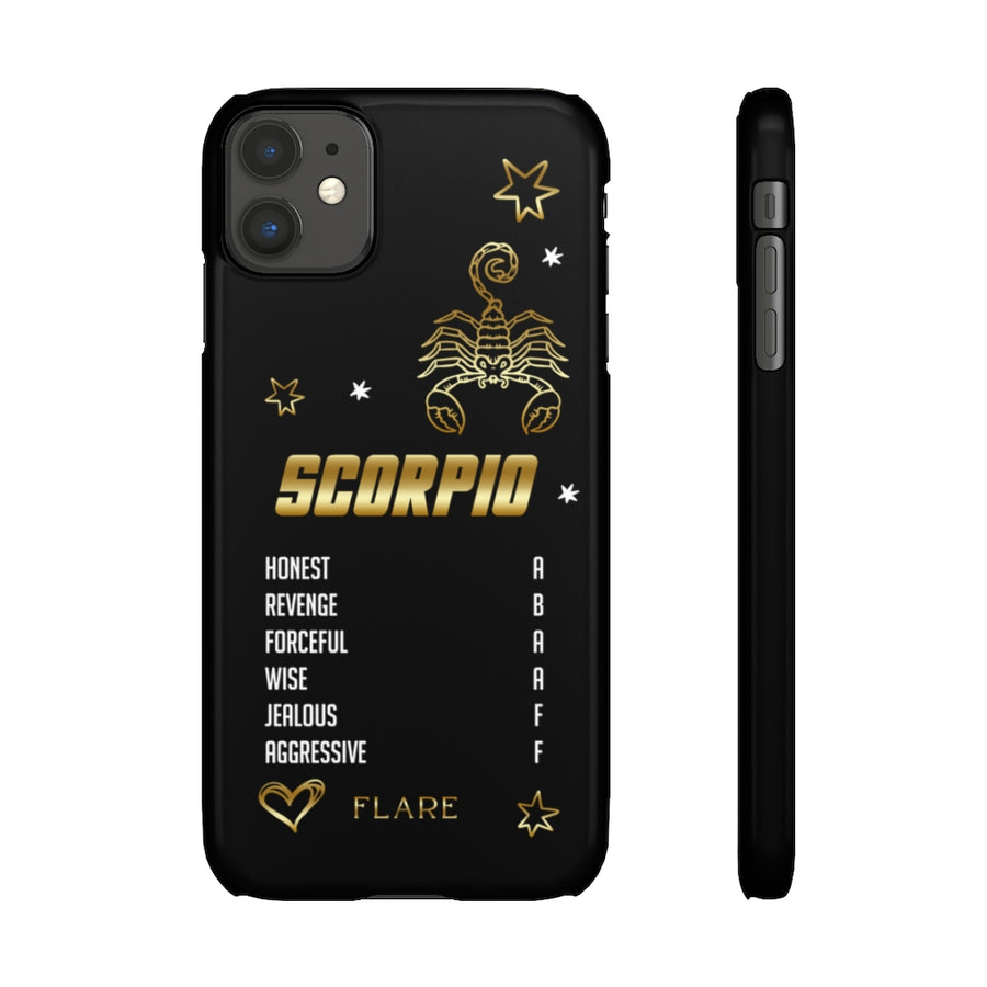 Scorpio Zodiac Report Card IPhone Cases