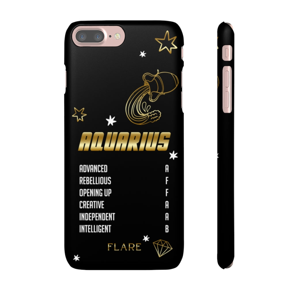 Aquarius Zodiac Report Card IPhone Cases