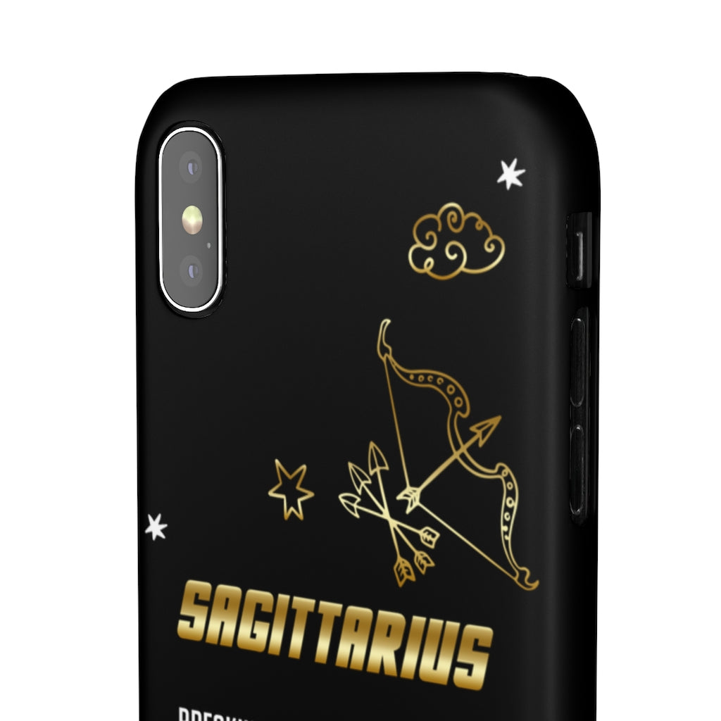 Sagittarius Zodiac Report Card IPhone Cases