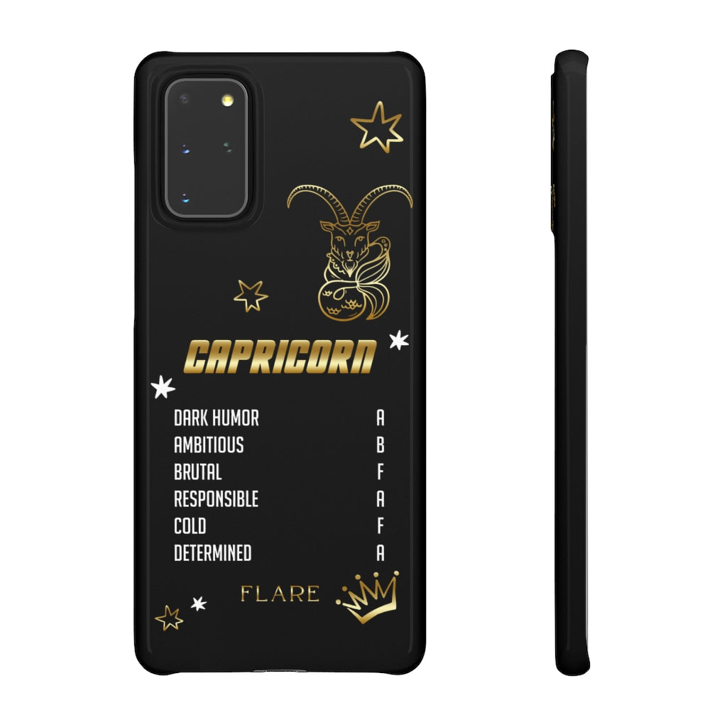 Capricorn Zodiac Report Card IPhone Cases