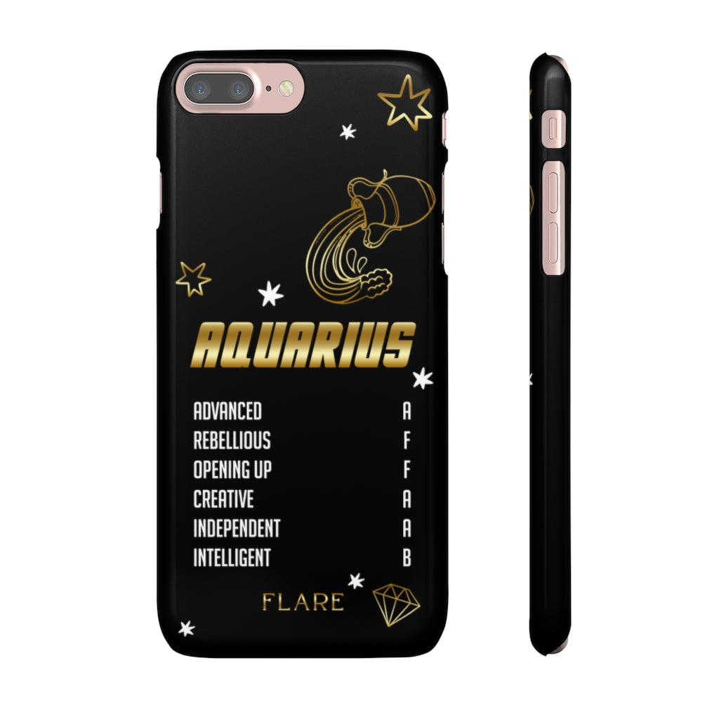 Aquarius Zodiac Report Card IPhone Cases