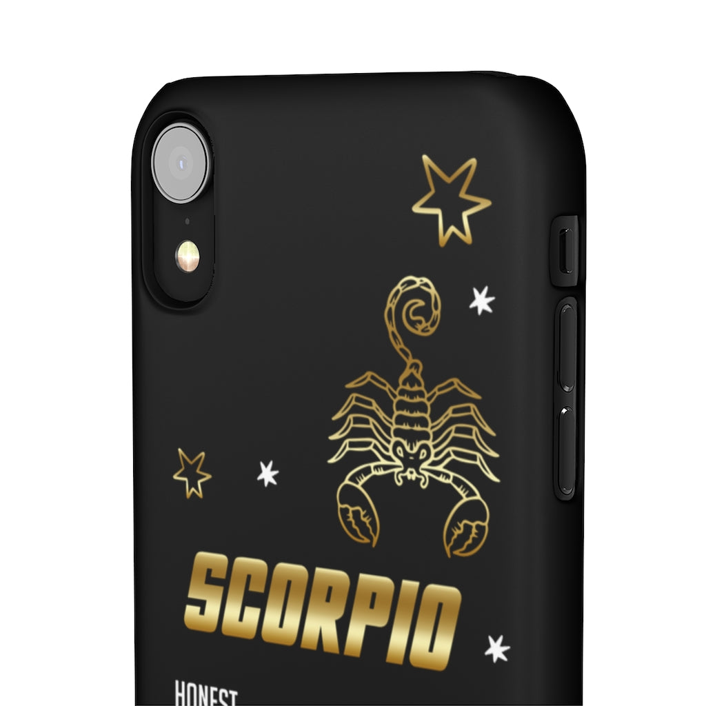 Scorpio Zodiac Report Card IPhone Cases