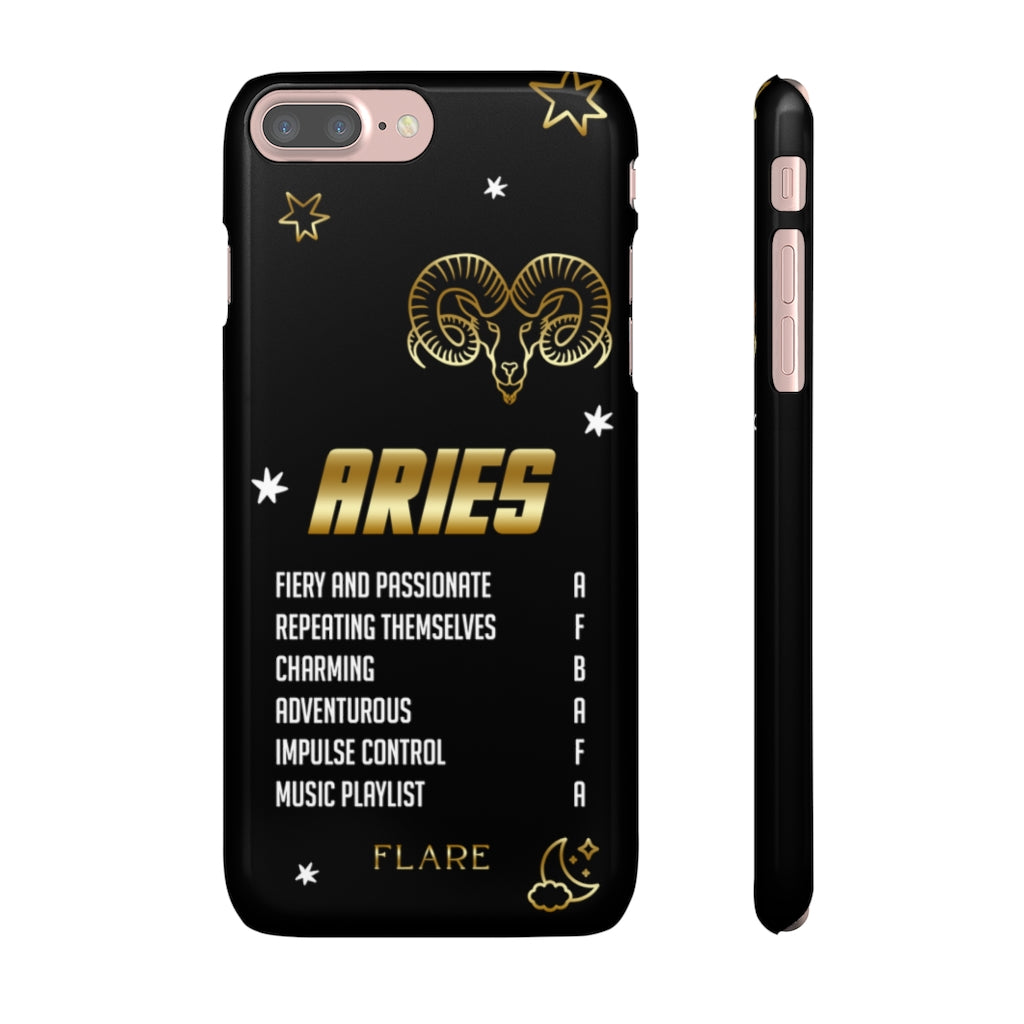 Aries Report Card Iphone Case