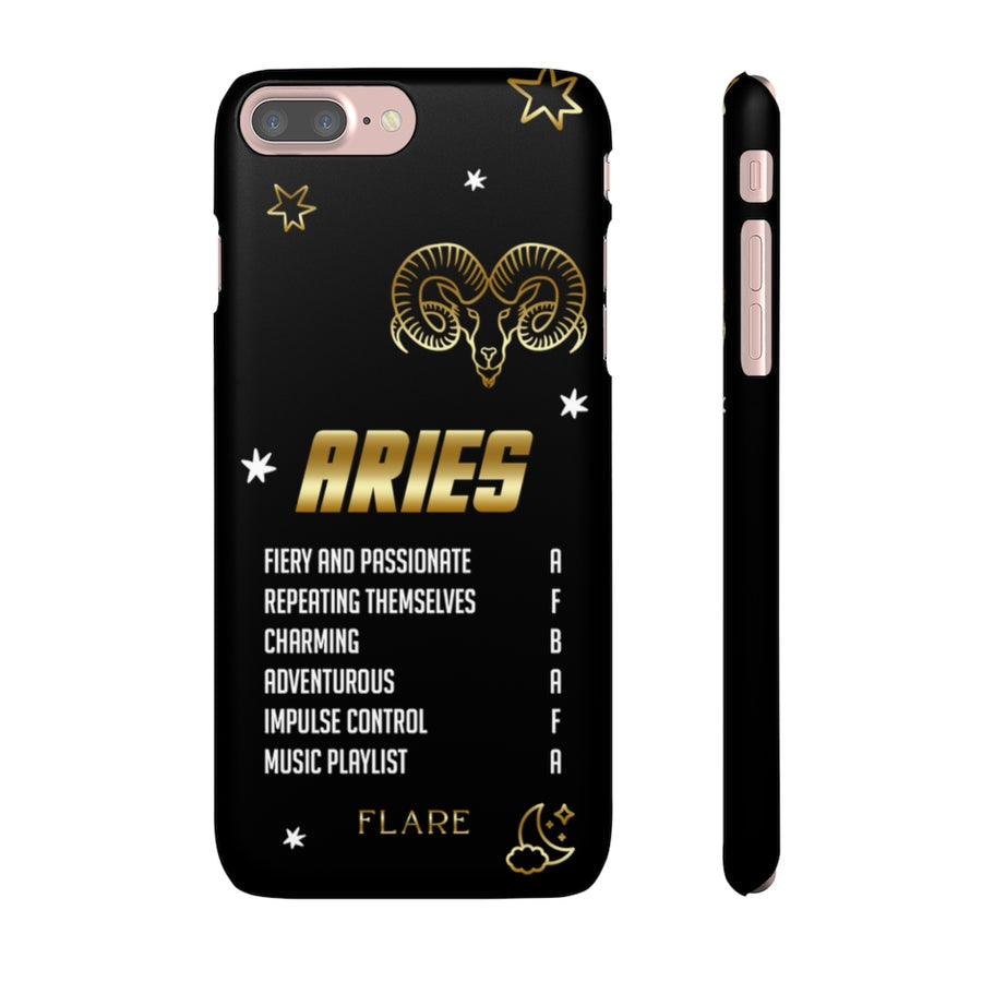 Aries Report Card Iphone Case