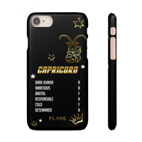 Capricorn Zodiac Report Card IPhone Cases