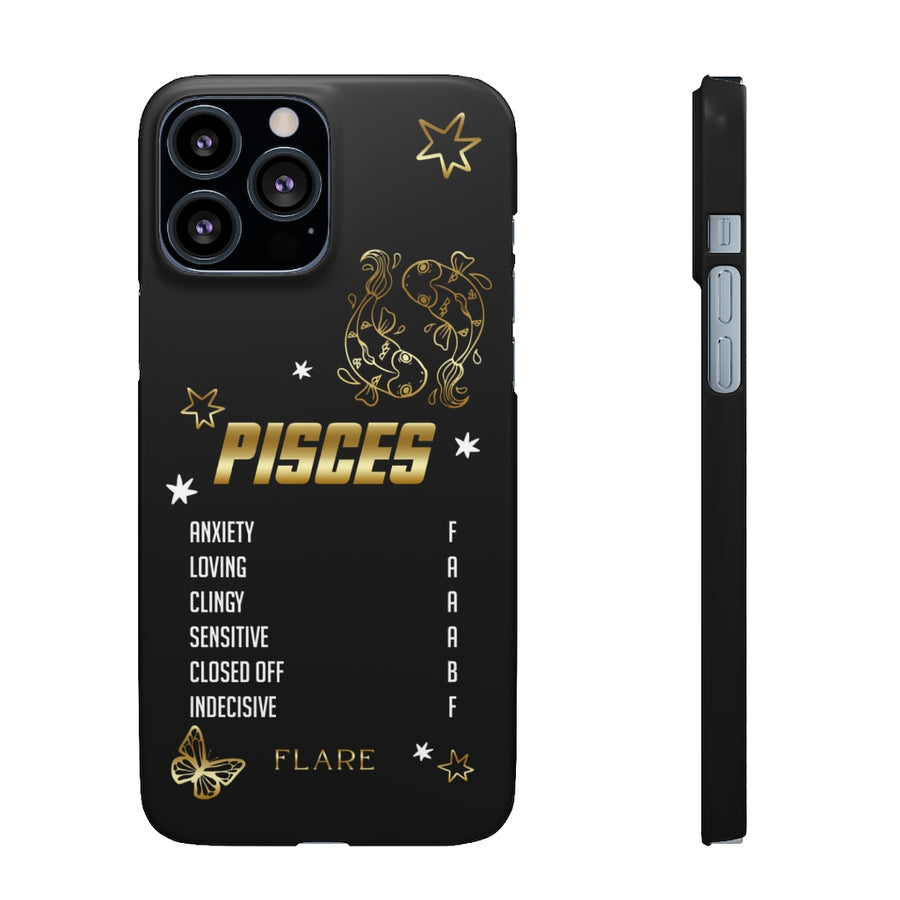 Pisces Zodiac Report Card IPhone Cases