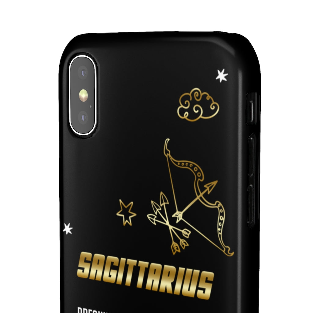 Sagittarius Zodiac Report Card IPhone Cases