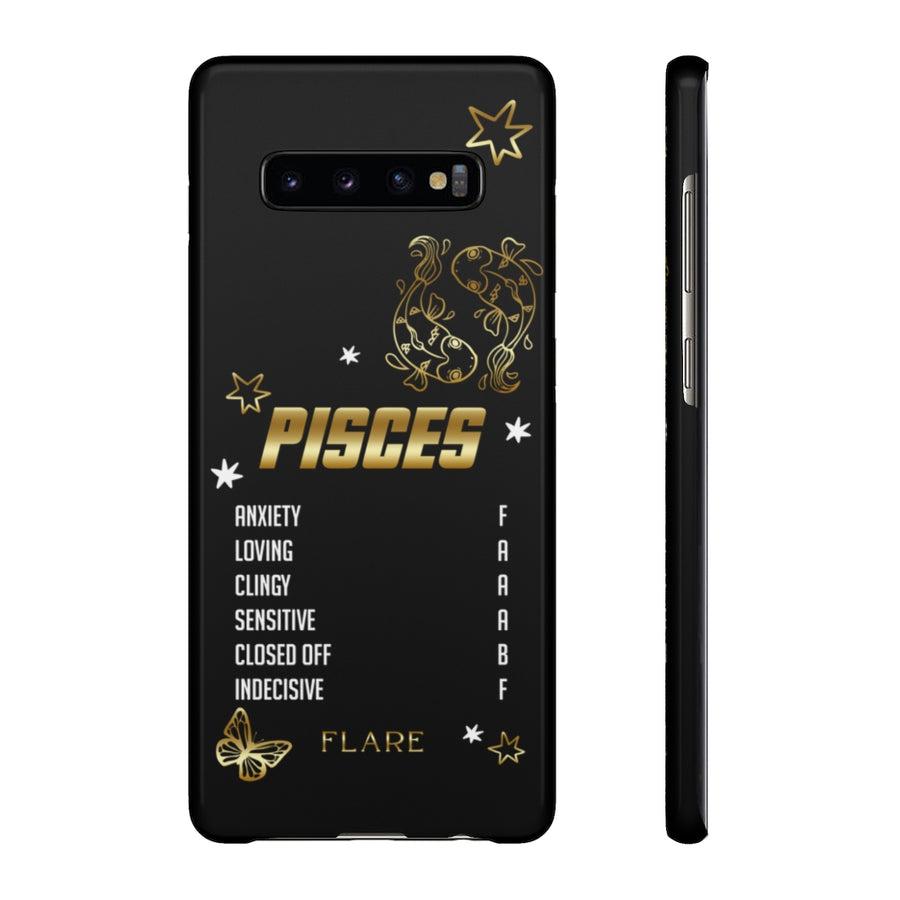 Pisces Zodiac Report Card IPhone Cases