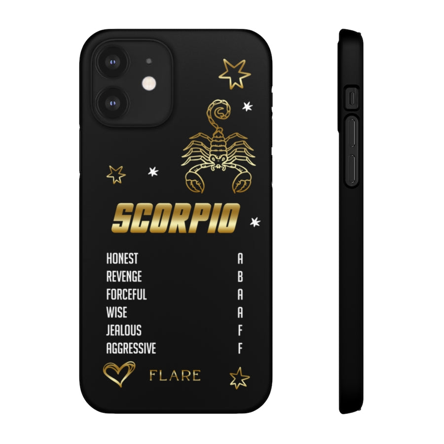 Scorpio Zodiac Report Card IPhone Cases