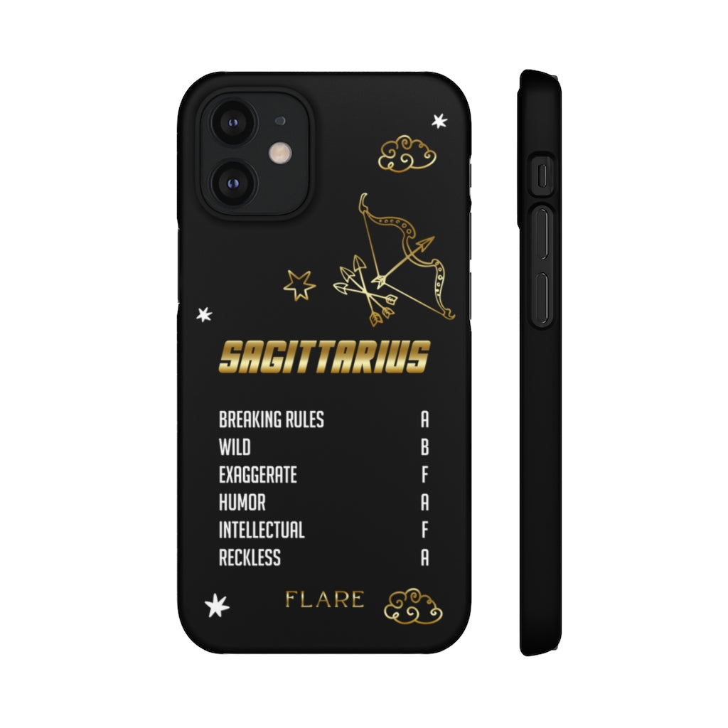 Sagittarius Zodiac Report Card IPhone Cases