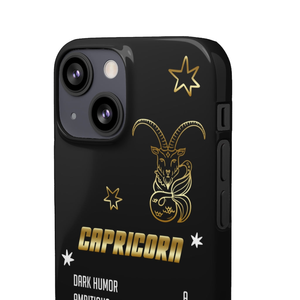 Capricorn Zodiac Report Card IPhone Cases