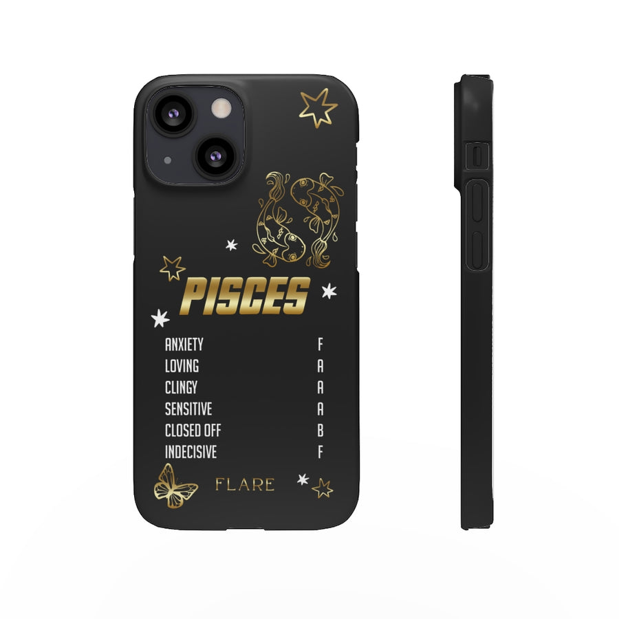 Pisces Zodiac Report Card IPhone Cases