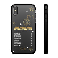 Aquarius Zodiac Report Card IPhone Cases