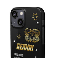 Gemini Zodiac Report Card IPhone Cases