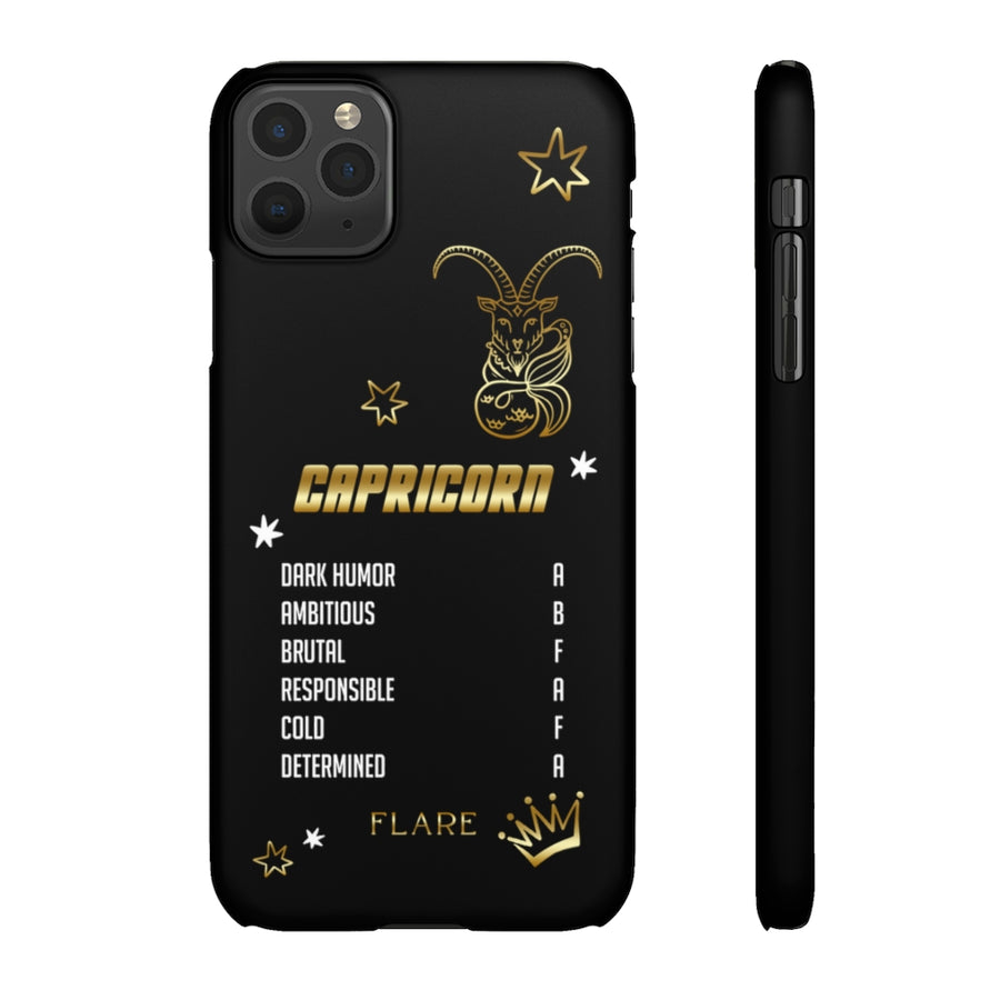 Capricorn Zodiac Report Card IPhone Cases