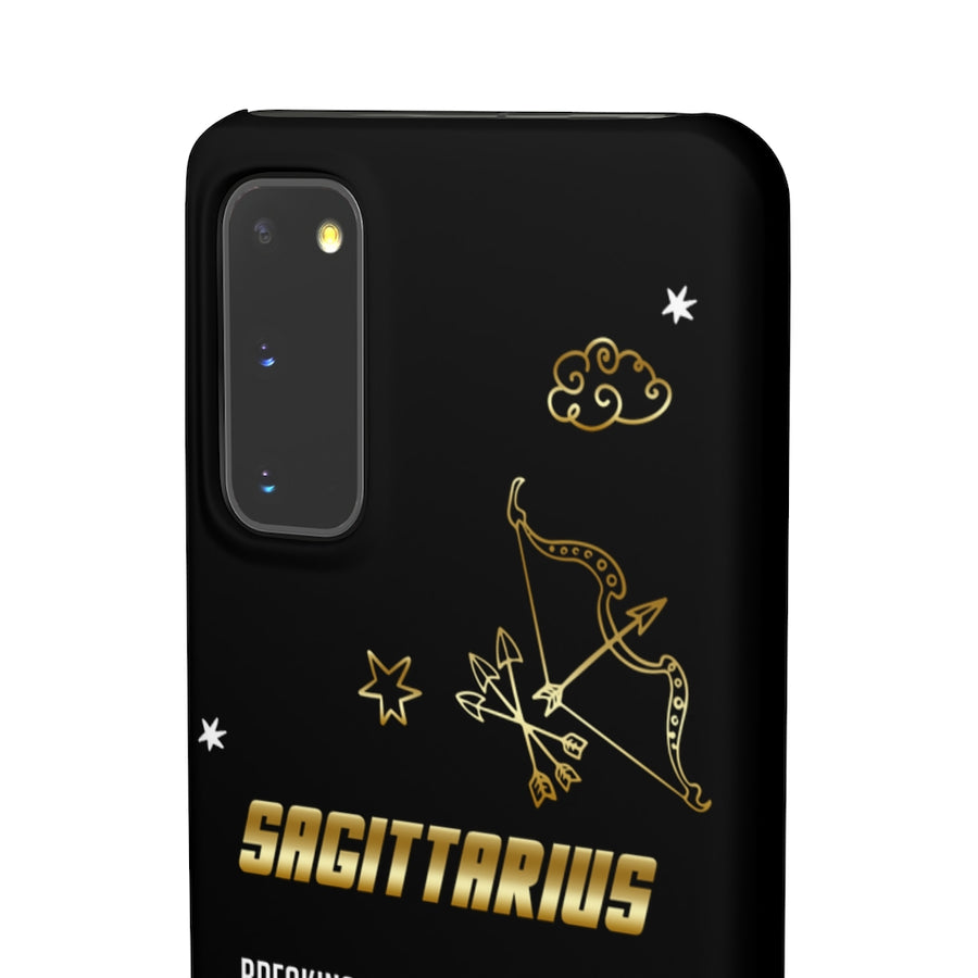 Sagittarius Zodiac Report Card IPhone Cases