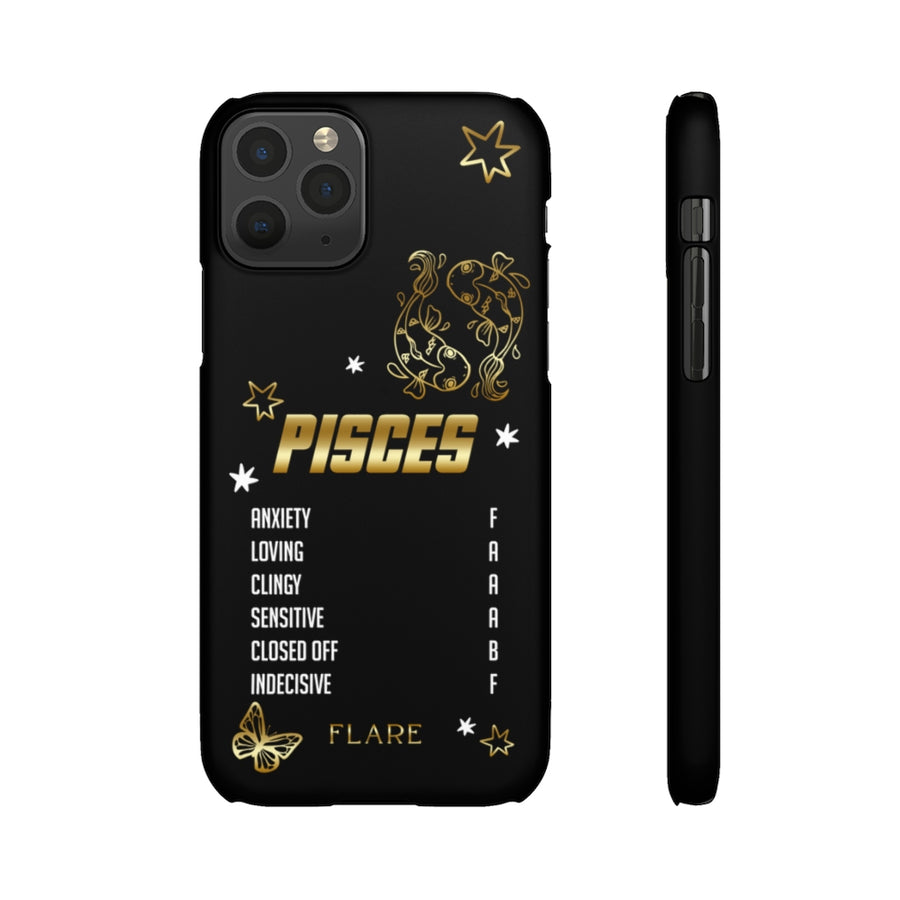Pisces Zodiac Report Card IPhone Cases