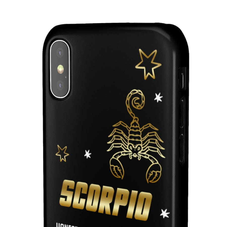 Scorpio Zodiac Report Card IPhone Cases