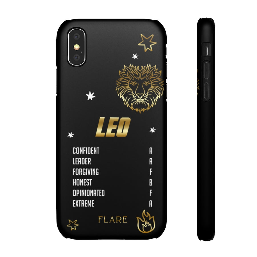 Leo Zodiac Report Card IPhone Cases