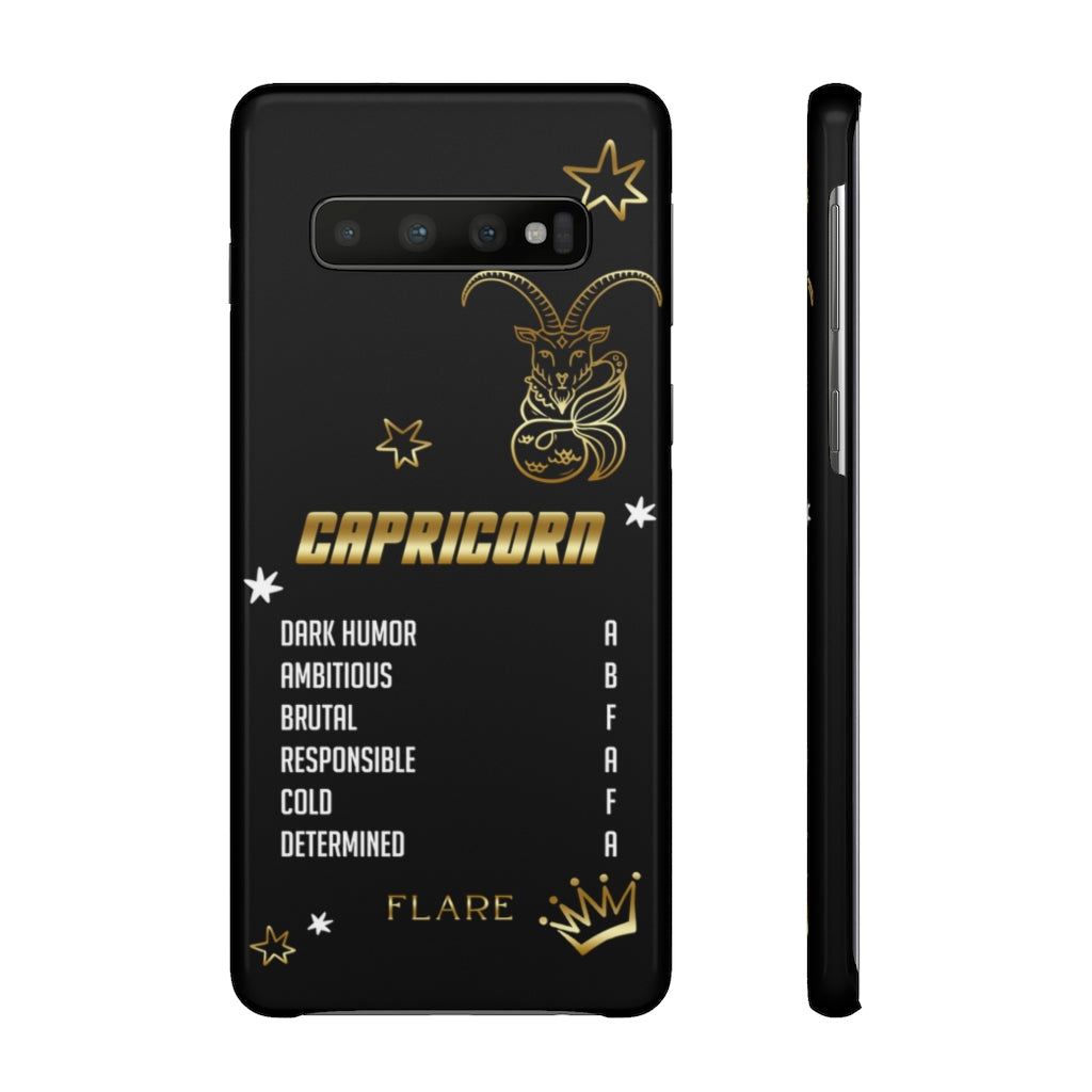 Capricorn Zodiac Report Card IPhone Cases