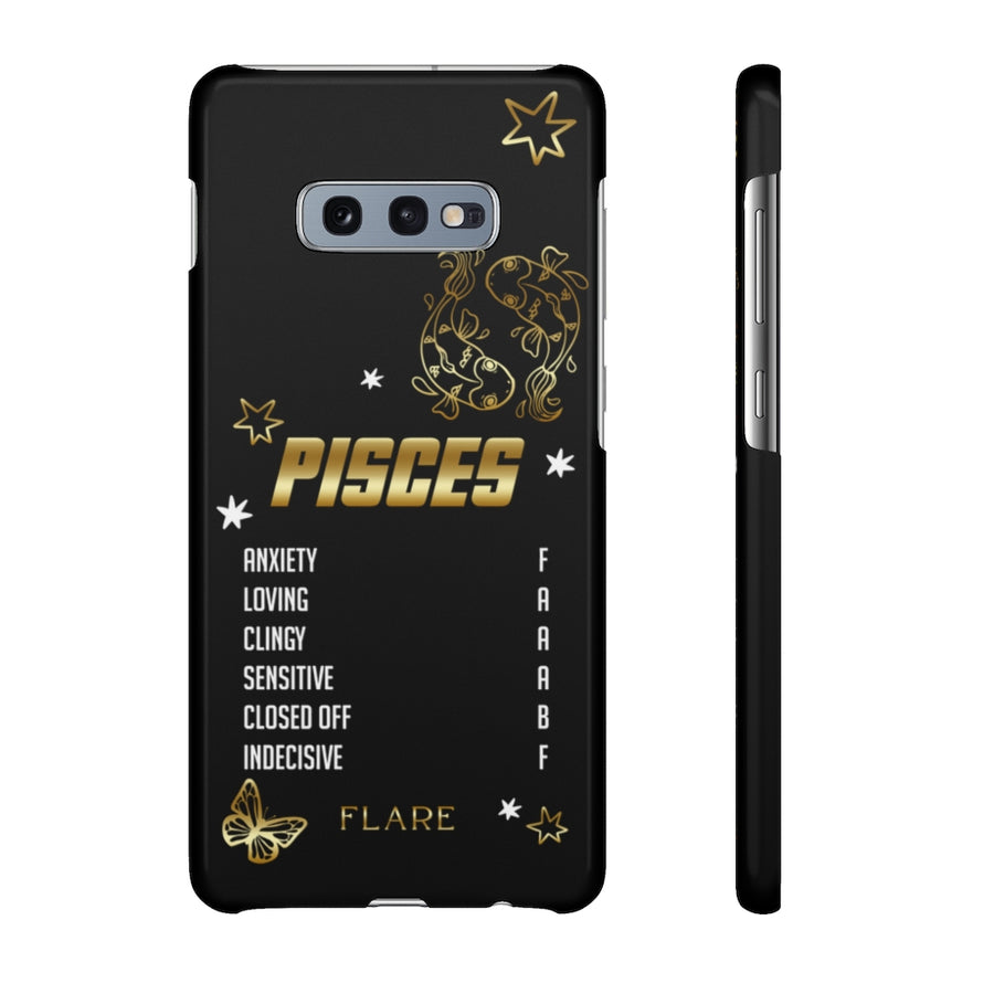 Pisces Zodiac Report Card IPhone Cases