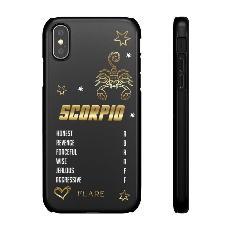 Scorpio Zodiac Report Card IPhone Cases
