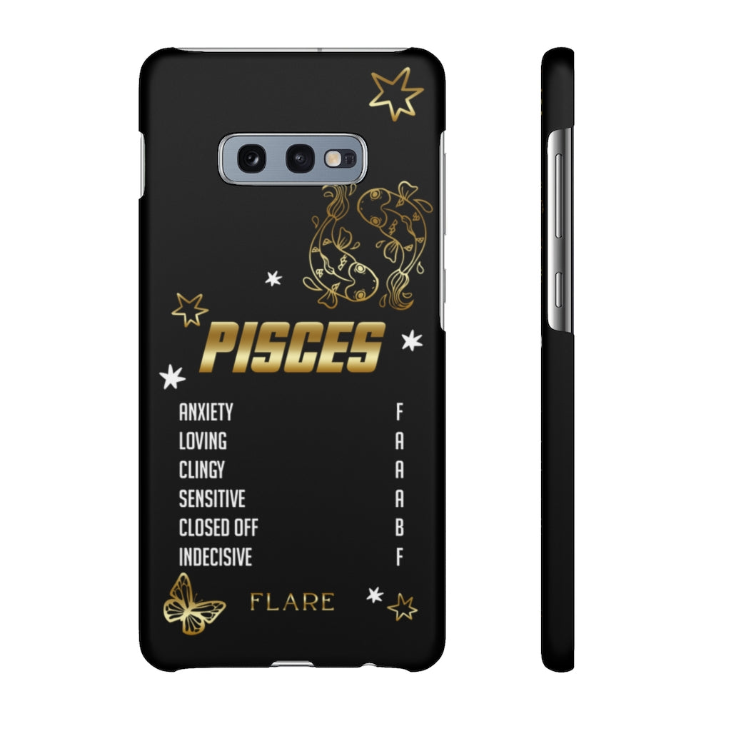 Pisces Zodiac Report Card IPhone Cases