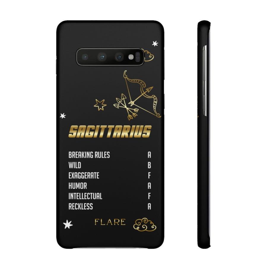 Sagittarius Zodiac Report Card IPhone Cases