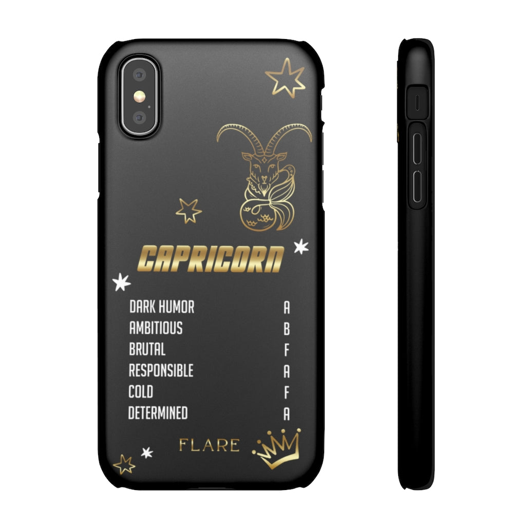 Capricorn Zodiac Report Card IPhone Cases