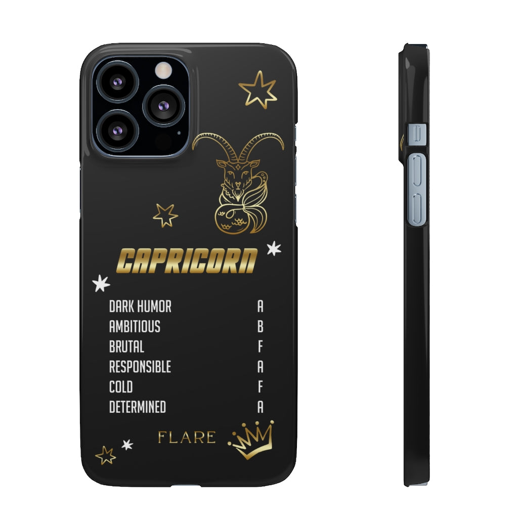 Capricorn Zodiac Report Card IPhone Cases