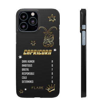 Capricorn Zodiac Report Card IPhone Cases