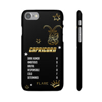 Capricorn Zodiac Report Card IPhone Cases
