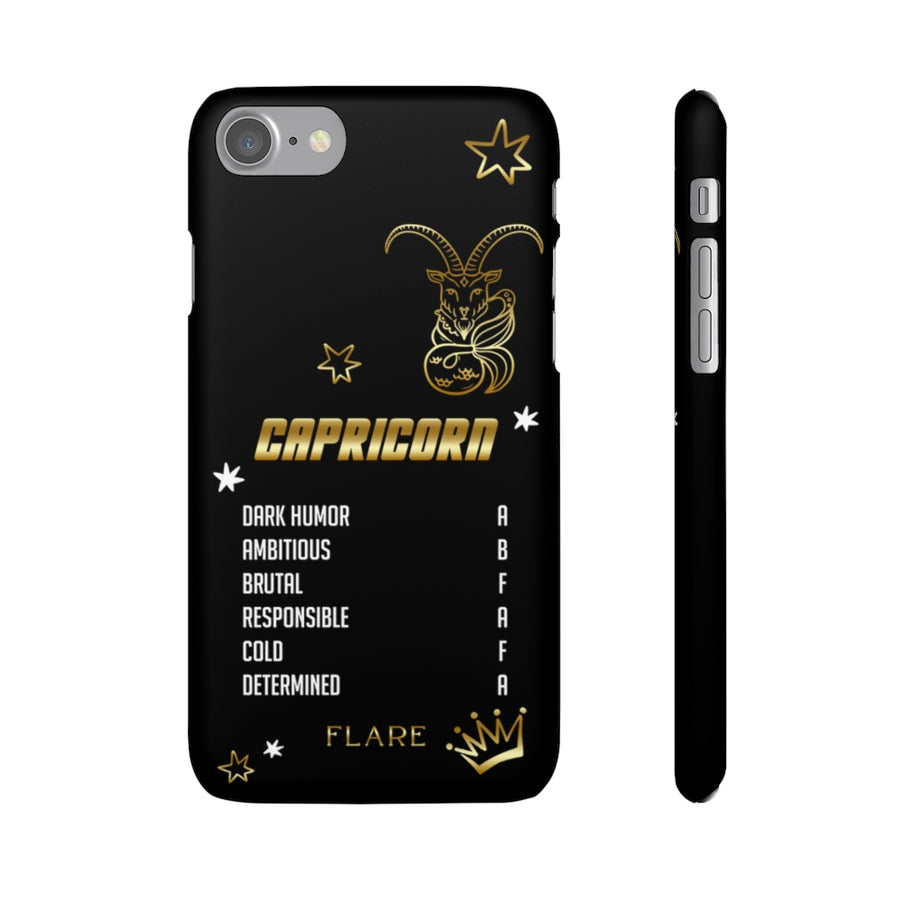 Capricorn Zodiac Report Card IPhone Cases