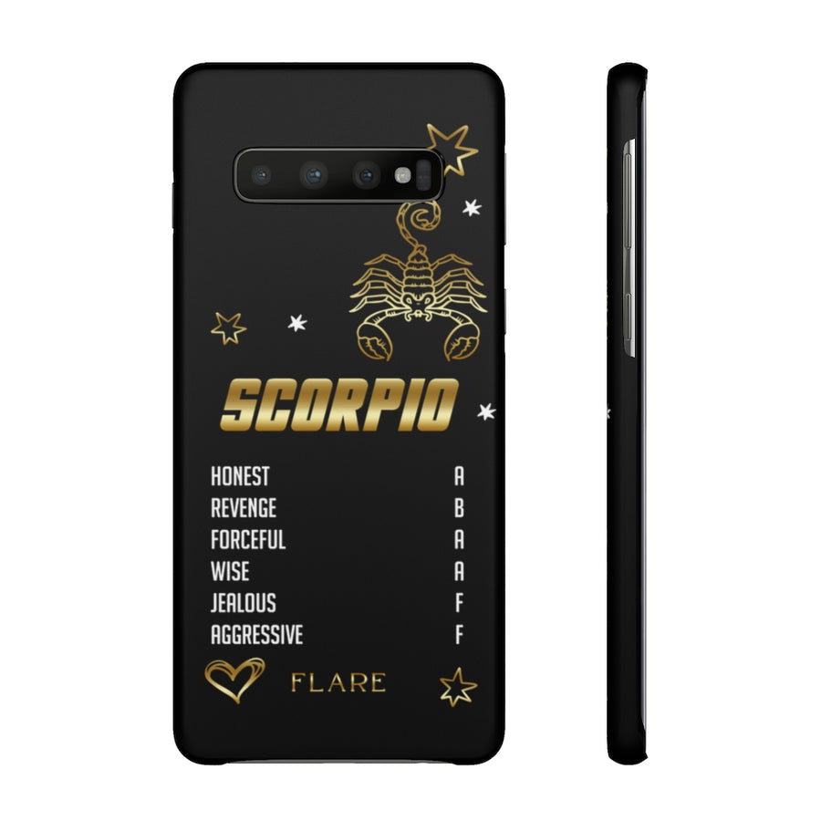 Scorpio Zodiac Report Card IPhone Cases