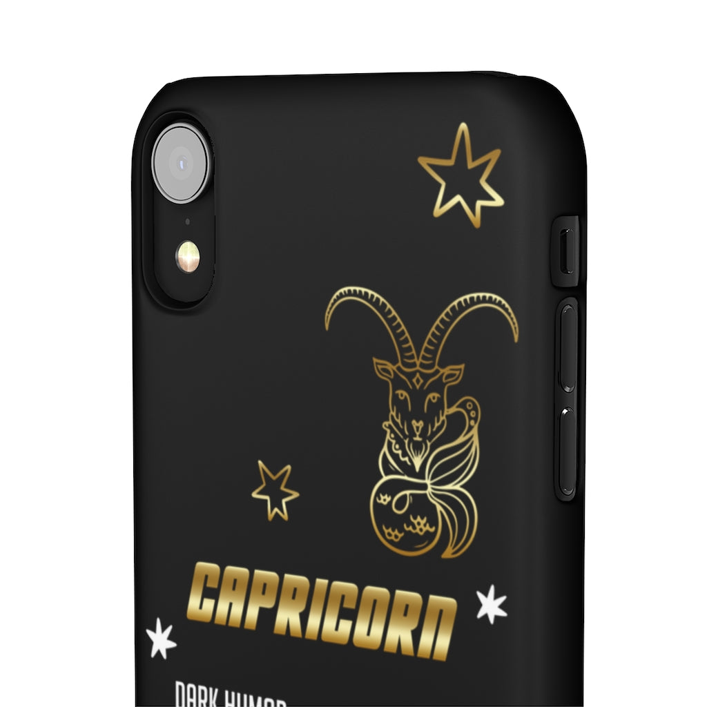 Capricorn Zodiac Report Card IPhone Cases