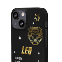 Leo Zodiac Report Card IPhone Cases