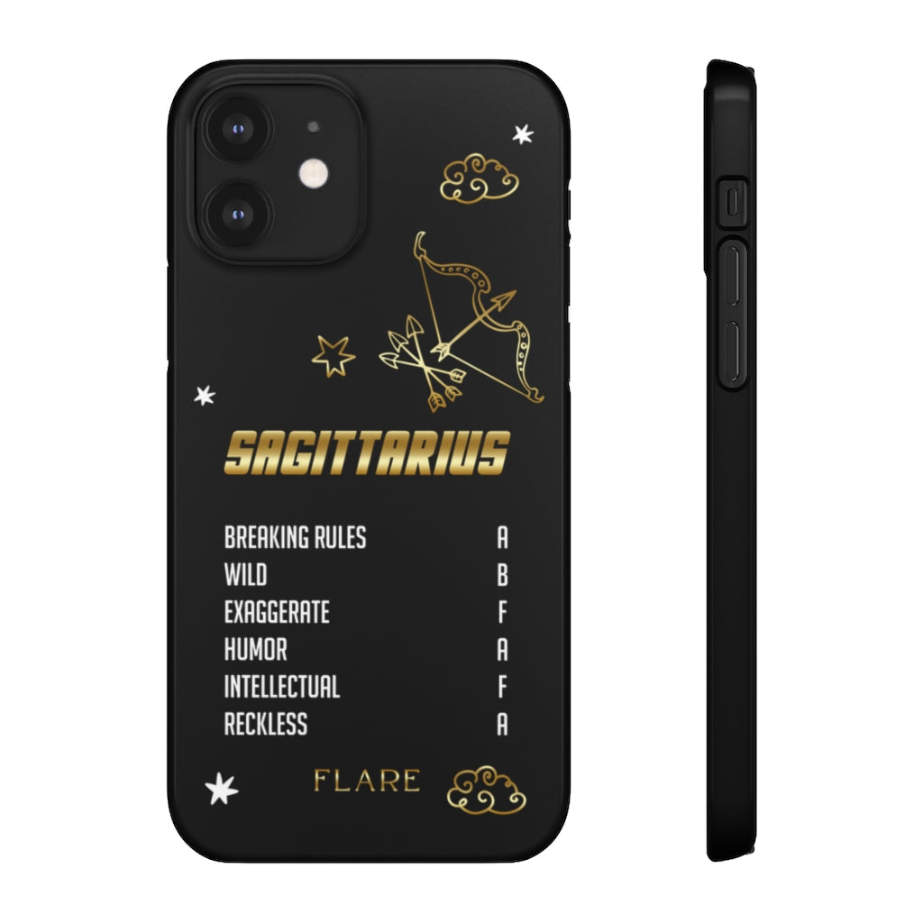 Sagittarius Zodiac Report Card IPhone Cases