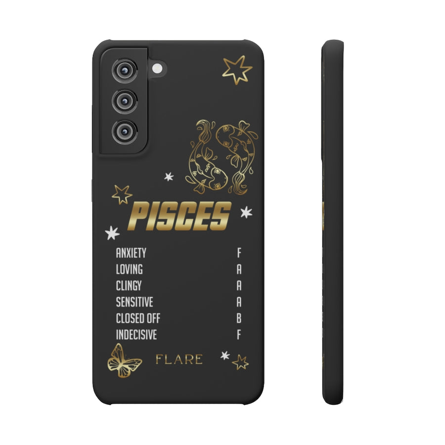 Pisces Zodiac Report Card IPhone Cases