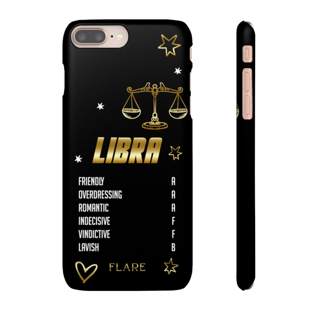 Libra Zodiac Report Card IPhone Cases