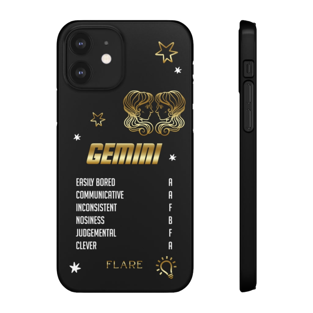 Gemini Zodiac Report Card IPhone Cases