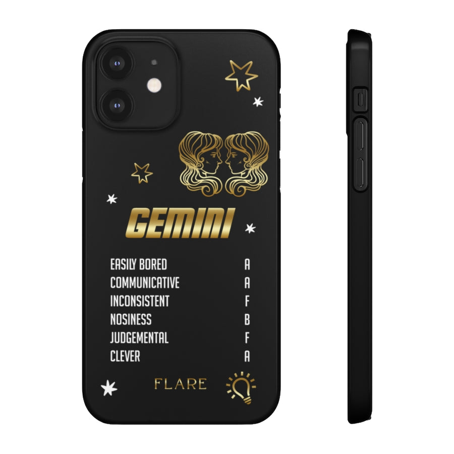 Gemini Zodiac Report Card IPhone Cases