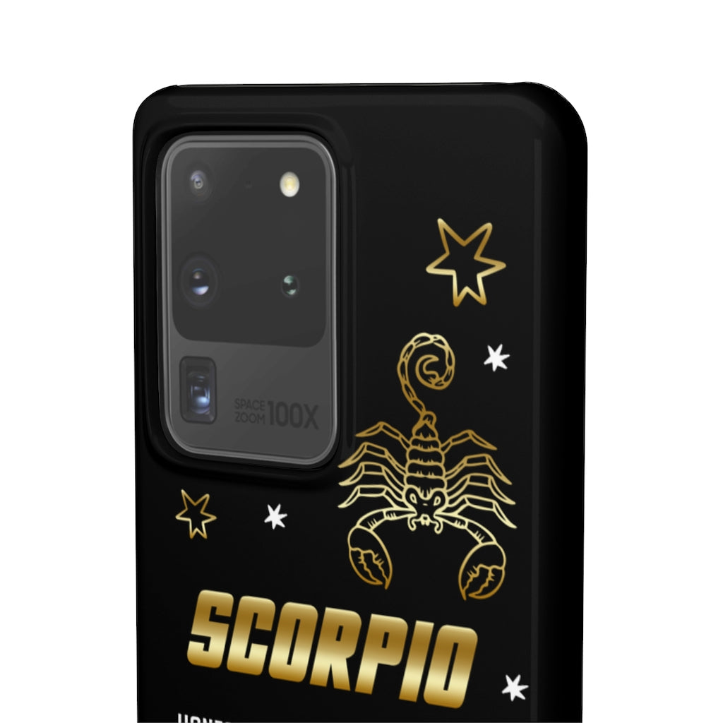 Scorpio Zodiac Report Card IPhone Cases