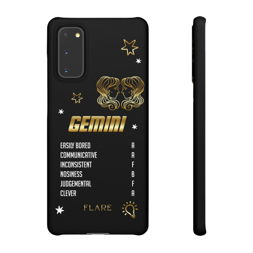 Gemini Zodiac Report Card IPhone Cases