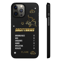 Sagittarius Zodiac Report Card IPhone Cases