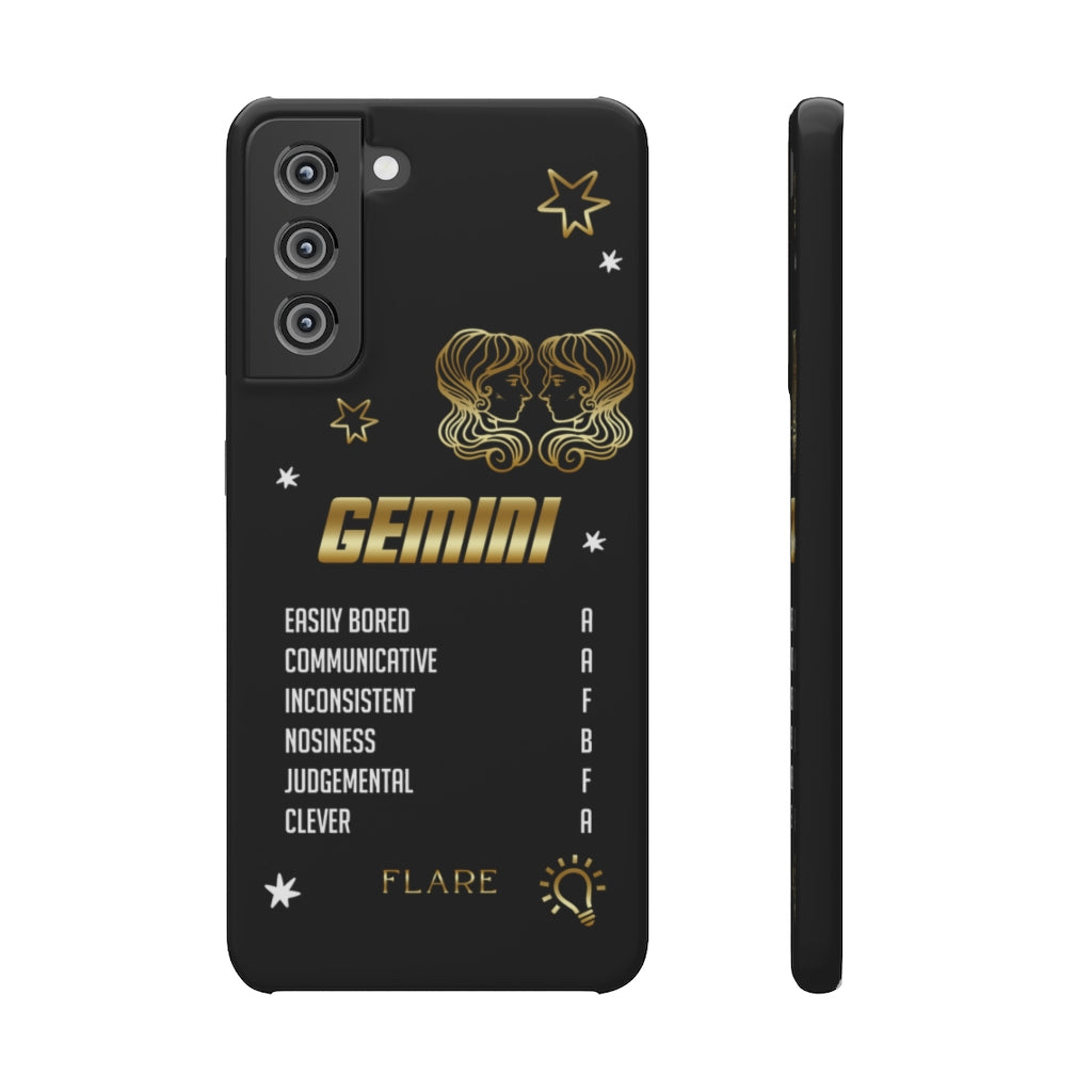 Gemini Zodiac Report Card IPhone Cases