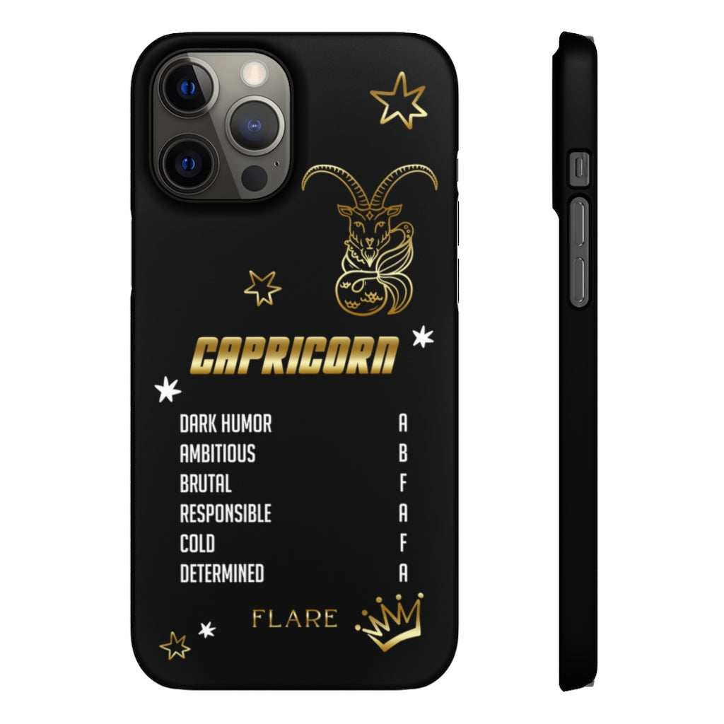 Capricorn Zodiac Report Card IPhone Cases