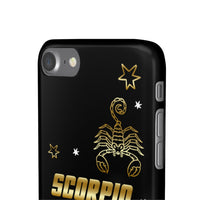 Scorpio Zodiac Report Card IPhone Cases