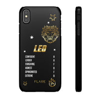 Leo Zodiac Report Card IPhone Cases