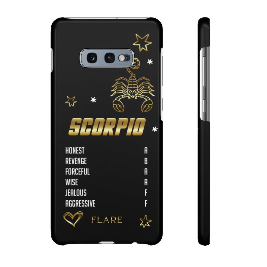 Scorpio Zodiac Report Card IPhone Cases